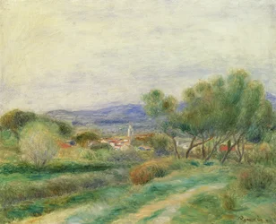 Uitzicht op La Seyne, Provence, ca. 1890